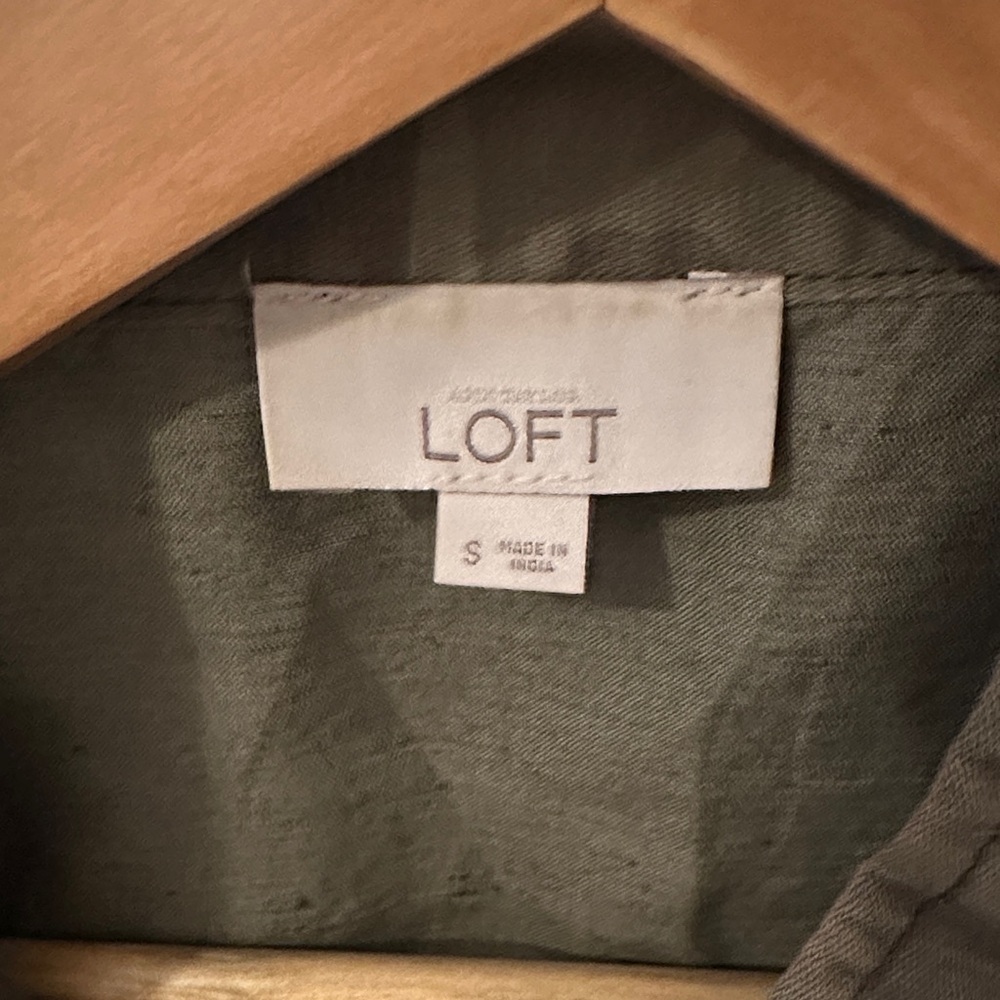 LOFT Olive Camo Green Utility S Military Jacket - Picture 3 of 8